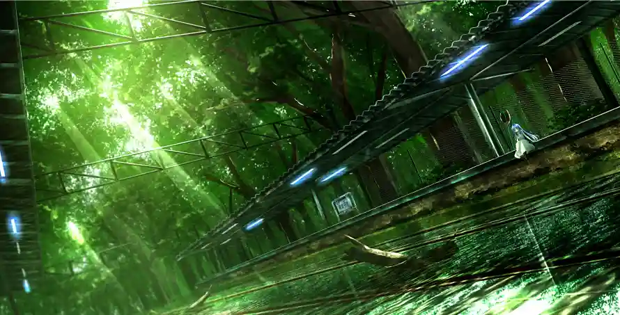 2k光影壁纸-二次元壁纸和列车-动漫场景壁纸分享「哲风壁纸」