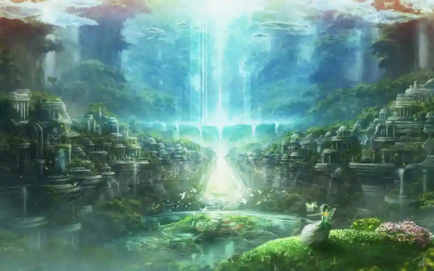 2k场景壁纸-二次元和光影插画-动漫背景「哲风壁纸」