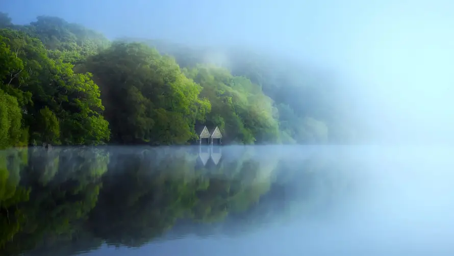 4k倒影壁纸 - 湖景 - 绿树 - 自然「哲风壁纸」 4k倒影壁纸 - 湖景 - 绿树 - 自然「哲风壁纸」