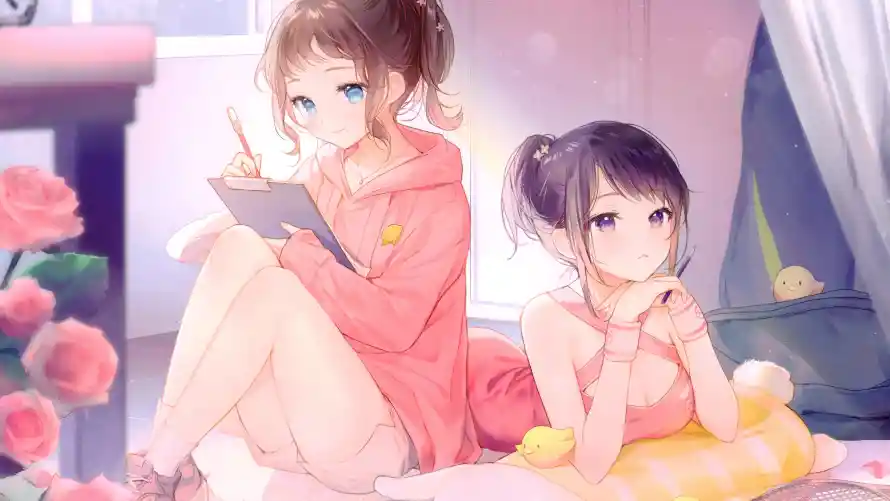 4k女孩壁纸 - 二次元 - 房间背景 - 日常场景「哲风壁纸」