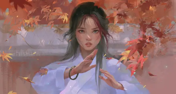 4k戒指壁纸-数字艺术和手镯-两种色调的头发「哲风壁纸」