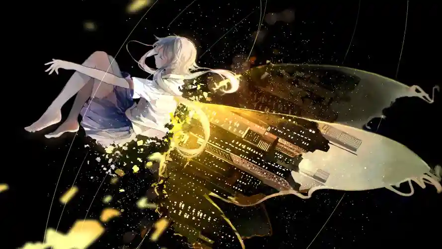 4k女孩壁纸 - 二次元 - 光影特效 - 唯美画风「哲风壁纸」