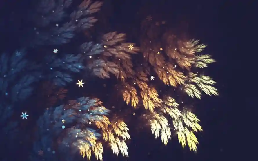4k色彩壁纸 - 艺术 - 夜光植物 - 星空背景「哲风壁纸」 4k色彩壁纸 - 艺术 - 夜光植物 - 星空背景「哲风壁纸」