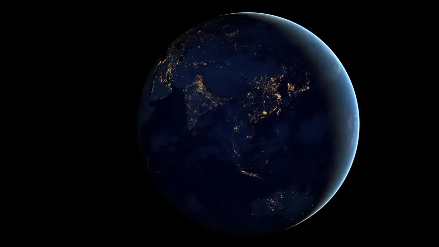 5k星球壁纸-地球灯光壁纸和风景-夜景图片壁纸推荐「哲风壁纸」