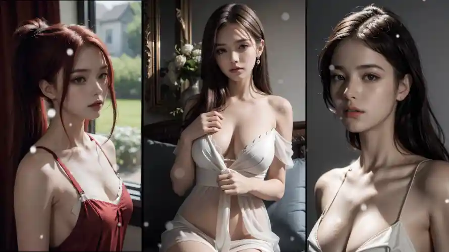 2k三联壁纸-三联图片与美丽-性感美女热门的壁纸「哲风壁纸」
