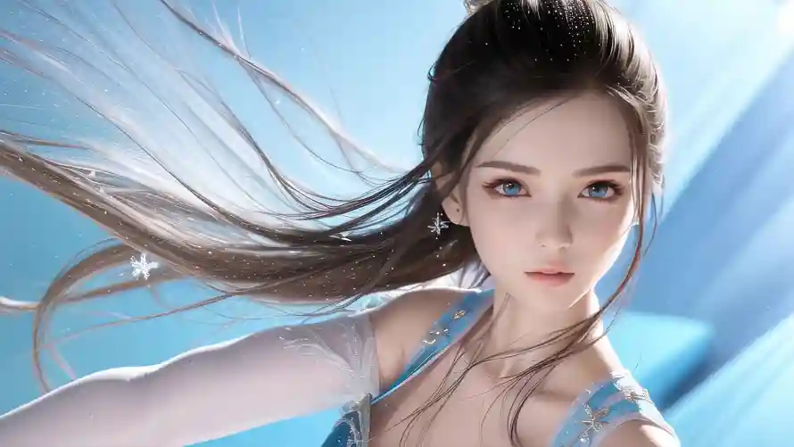 2k精致壁纸-发丝动态壁纸和美女-精致妆容免费下载「哲风壁纸」