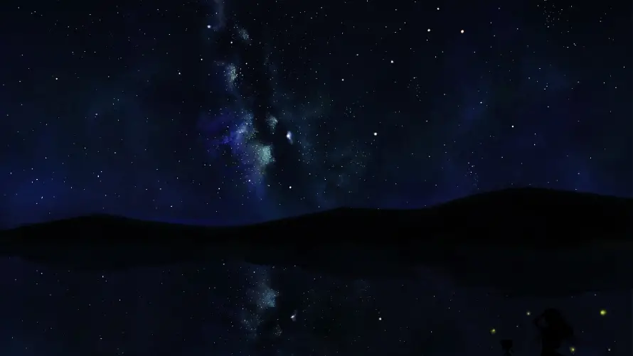 4k倒影壁纸 - 夜景 - 山脉 - 星空「哲风壁纸」 4k倒影壁纸 - 夜景 - 山脉 - 星空「哲风壁纸」