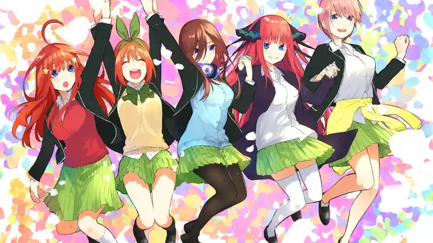 3k五姐妹壁纸-五等分 - 中野二乃-动漫插画「哲风壁纸」
