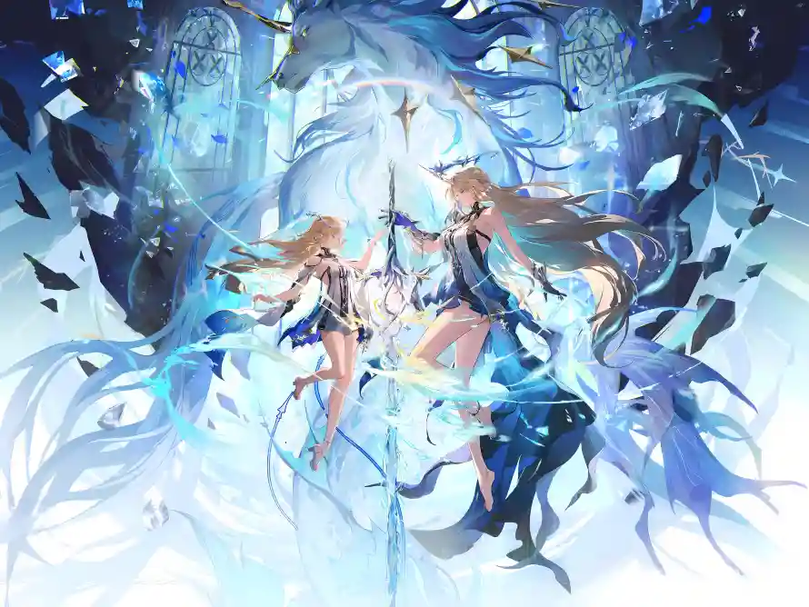 4k鸣潮壁纸-双角色 - 蓝色调-冰雪场景壁纸分享「哲风壁纸」