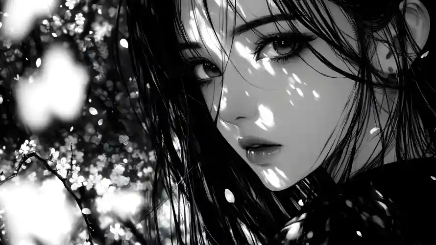 4k水墨壁纸-古典意境壁纸和国风插画-国风美女「哲风壁纸」