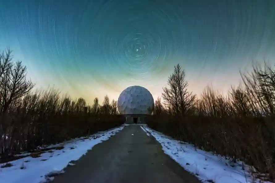 3k冬季壁纸-天文台壁纸和星空-科研基地壁纸推荐「哲风壁纸」