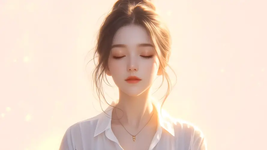4k冥想壁纸 - 女性 - 暖光 - 肖像「哲风壁纸」 4k冥想壁纸 - 女性 - 暖光 - 肖像「哲风壁纸」