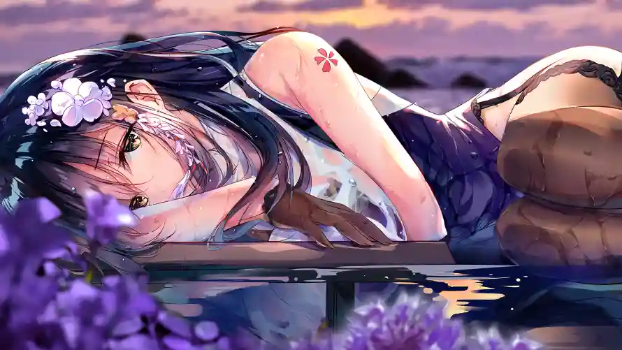 2k少女壁纸-二次元壁纸和水畔-动漫插画壁纸分享「哲风壁纸」