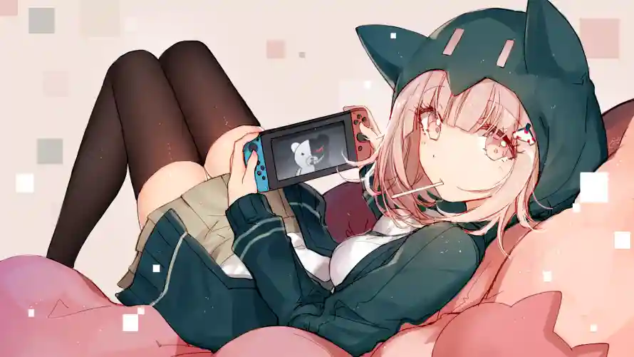 4k猫耳壁纸 - 黑丝 - 动漫角色 - 少女插画「哲风壁纸」