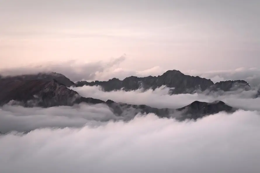 4k云海壁纸 - 云雾 - 山峰 - 云海山峰「哲风壁纸」