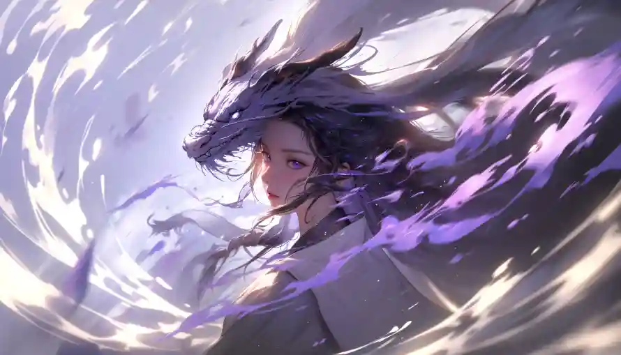 4k龙少女壁纸 - 国风元素 - 奇幻国风 - 少女与龙「哲风壁纸」 4k龙少女壁纸 - 国风元素 - 奇幻国风 - 少女与龙「哲风壁纸」
