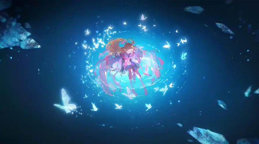 4k动漫背景壁纸 - 星空蝴蝶 - 涂山苏苏 - 角色壁纸「哲风壁纸」