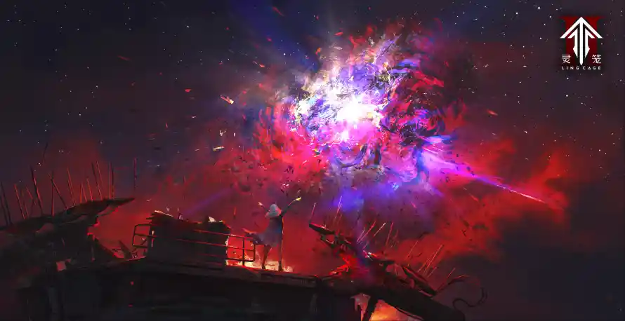 4k灵笼壁纸 - 白月魁 - 动漫角色 - 战斗场景「哲风壁纸」