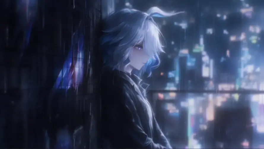 4k原神壁纸 - 雨 - 雨夜 - 芙宁娜「哲风壁纸」
