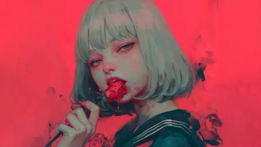 4k动漫壁纸-哥特风壁纸和少女-动漫插画免费下载「哲风壁纸」