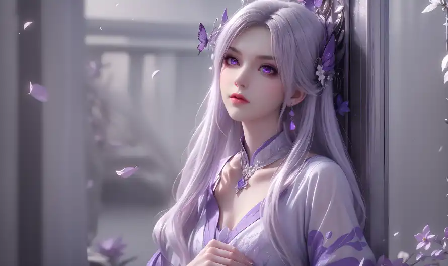 4k国漫壁纸 - 紫发 - 小医仙 - 美少女「哲风壁纸」 4k国漫壁纸 - 紫发 - 小医仙 - 美少女「哲风壁纸」