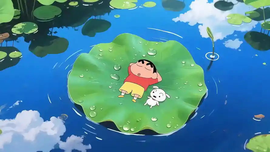 4k治愈系壁纸-动漫角色与卡通场景-夏日休闲「哲风壁纸」