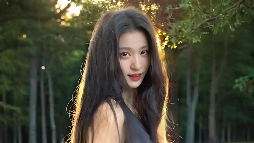 4k美女壁纸 - 王楚然 - 夕阳树林 - 户外写真「哲风壁纸」 4k美女壁纸 - 王楚然 - 夕阳树林 - 户外写真「哲风壁纸」