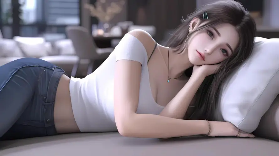 4k女生壁纸 - 美女 - 休闲风格 - 室内背景「哲风壁纸」 4k女生壁纸 - 美女 - 休闲风格 - 室内背景「哲风壁纸」