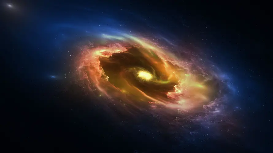 4k宇宙壁纸-宇宙漩涡 - 黑-星空奥秘壁纸分享「哲风壁纸」
