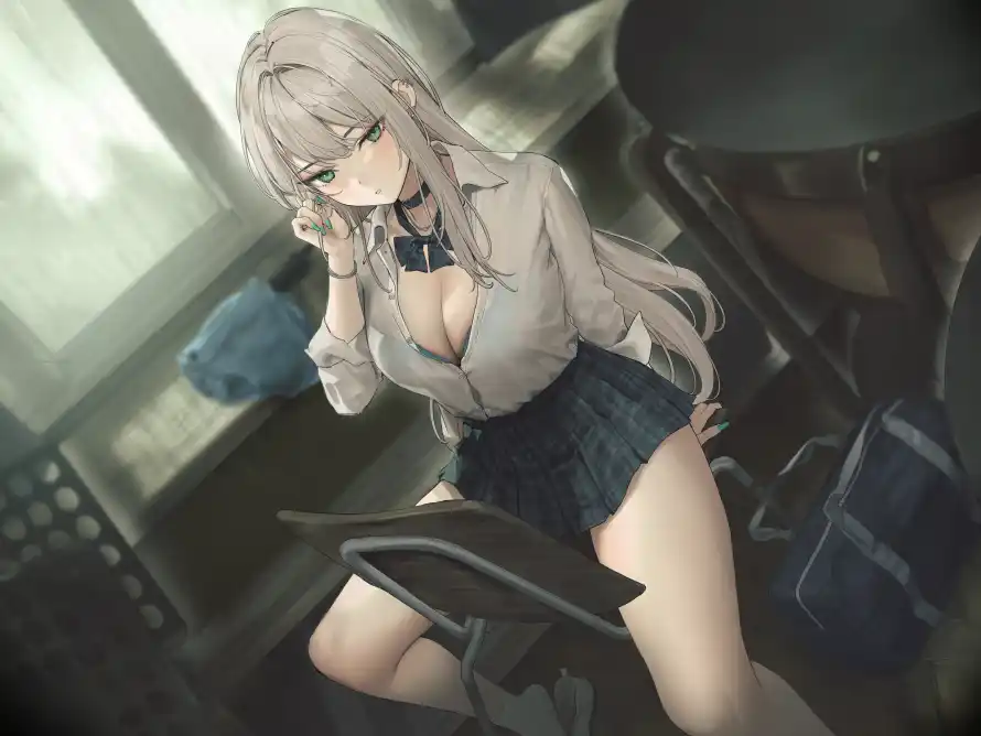 4k动漫壁纸-科技风和少女-动漫少女壁纸分享「哲风壁纸」