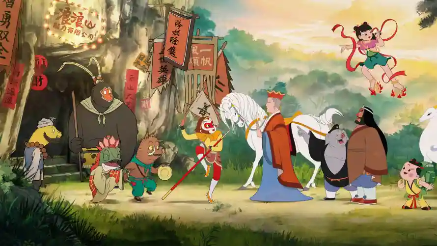 2k唐僧壁纸-猪八戒和沙僧-师徒四人热门的壁纸「哲风壁纸」