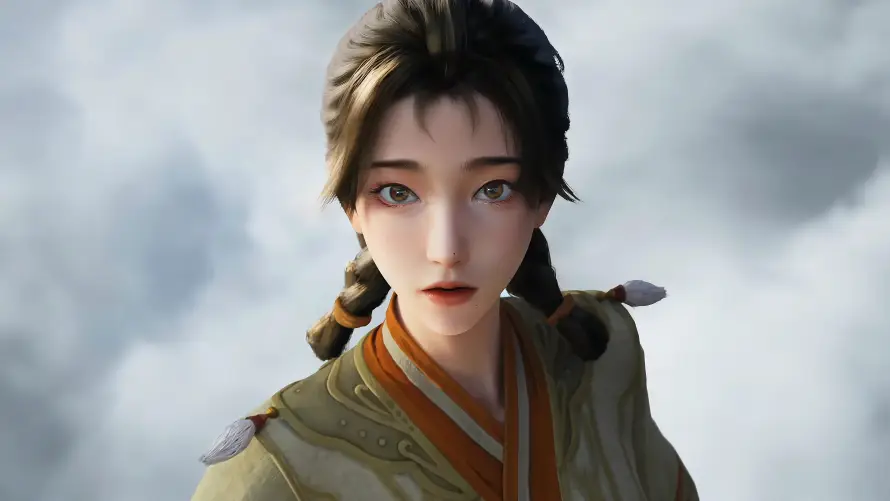 4k仙侠壁纸 - 古风 - 公孙杏 - 云雾背景「哲风壁纸」
