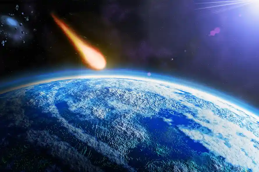 2k地球壁纸-陨石与星空-热门的壁纸「哲风壁纸」