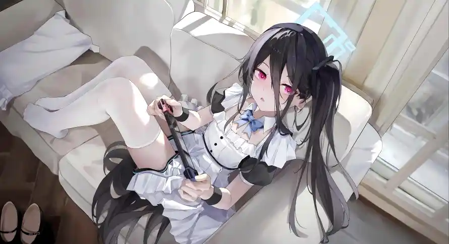 4k室内壁纸 - 宫子 - 少女 - 红瞳「哲风壁纸」