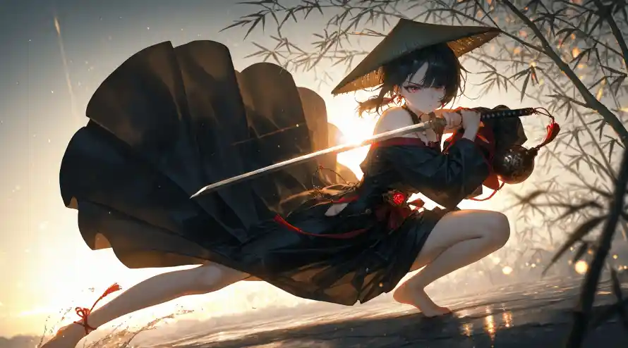 4k夕阳壁纸 - 女侠 - 斗笠 - 武侠「哲风壁纸」 4k夕阳壁纸 - 女侠 - 斗笠 - 武侠「哲风壁纸」