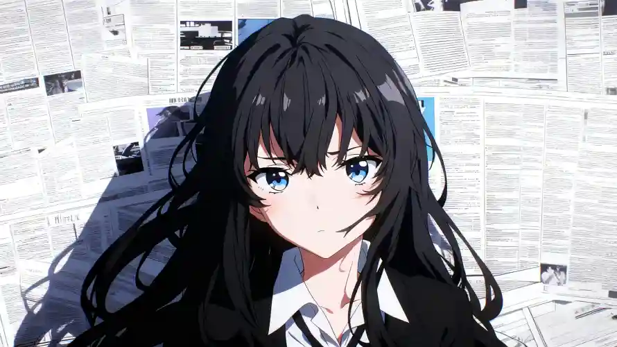 3k校服壁纸-二次元与蓝瞳-雪之下雪乃热门的壁纸「哲风壁纸」