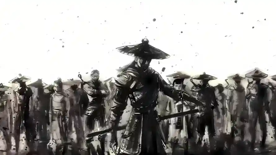 2k斗笠壁纸-不良人 - 武侠-水墨风格壁纸分享「哲风壁纸」