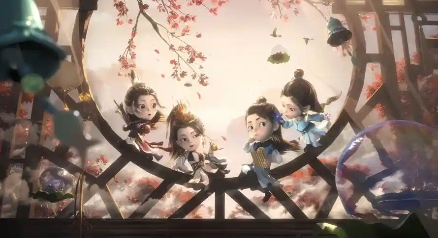 2kQ版壁纸-古风建筑与动漫-师兄啊师兄「哲风壁纸」