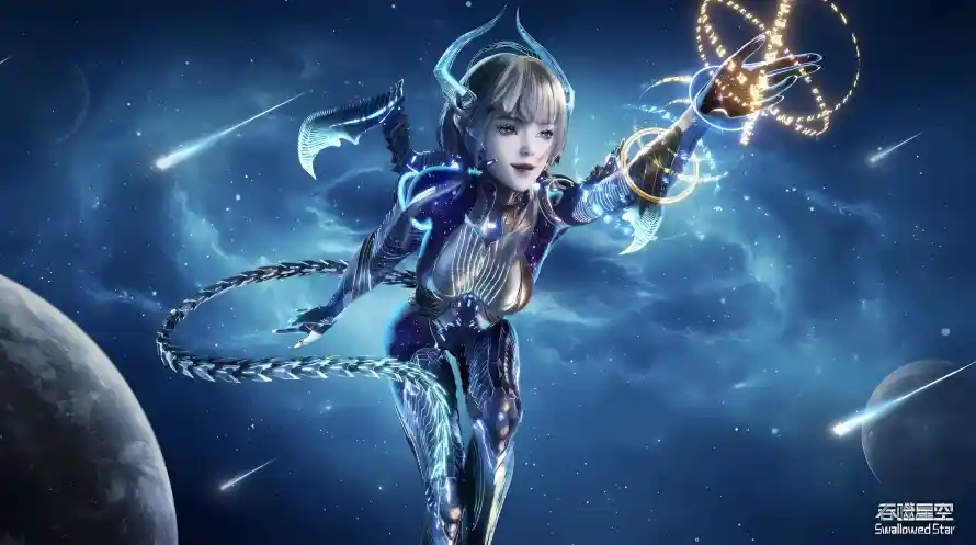 4k动漫壁纸 - 星空 - 流星 - 科幻「哲风壁纸」