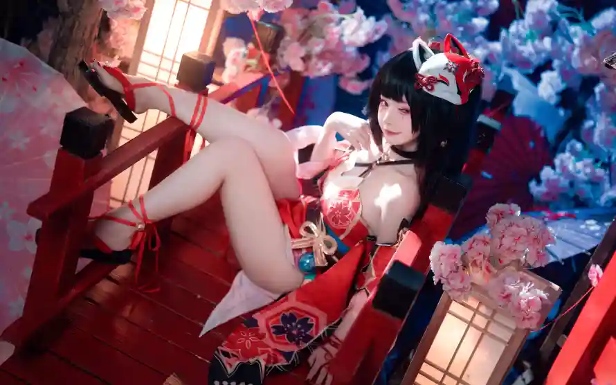 4k写真壁纸 - 和服 - 樱花 - 灯笼「哲风壁纸」 4k写真壁纸 - 和服 - 樱花 - 灯笼「哲风壁纸」