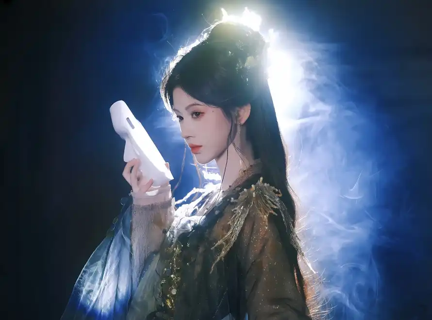 4k古风壁纸 - 明星 - 烟雾 - 美女「哲风壁纸」