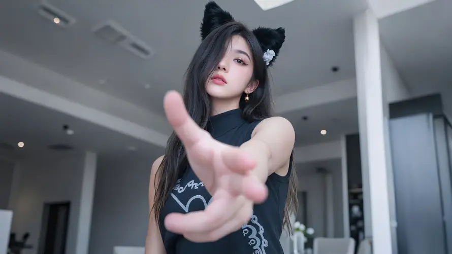 4k室内壁纸 - 居家 - 甜妹 - 美女「哲风壁纸」