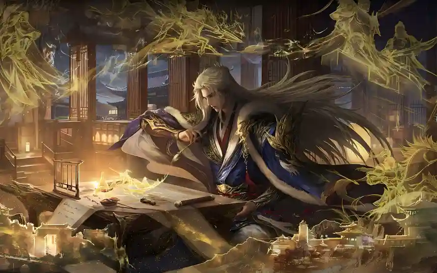 2k书籍壁纸-三国杀与白发-壁纸推荐「哲风壁纸」