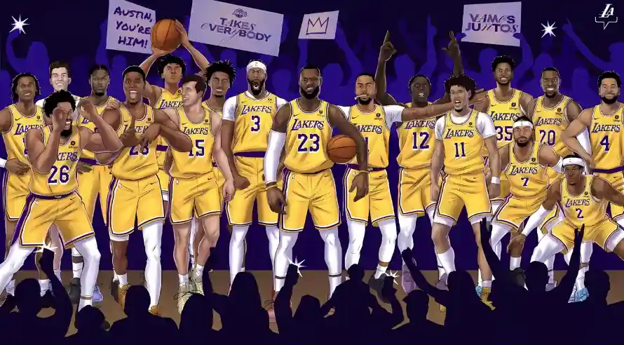 4k球员壁纸 - 篮球 - NBA - 湖人队「哲风壁纸」