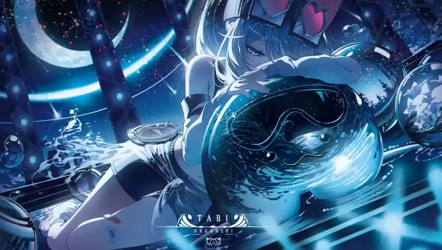 5k水球壁纸-二次元 - 蓝色-崩坏：星穹铁道「哲风壁纸」