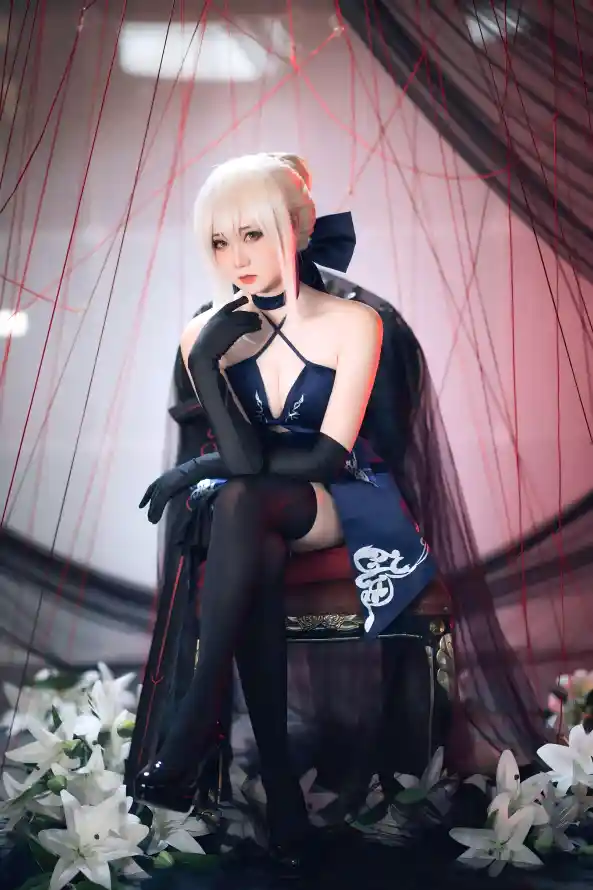 4k礼服壁纸 - 美女 - 黑丝 - cos「哲风壁纸」
