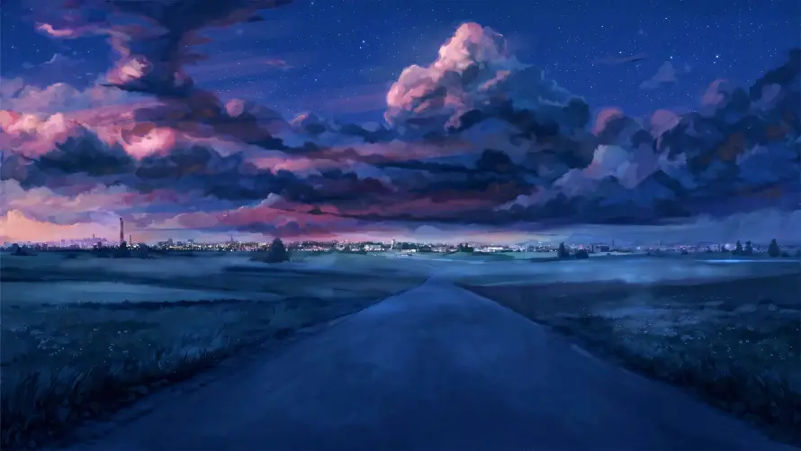 4k云彩壁纸 - 云朵 - 夜景 - 大道「哲风壁纸」 4k云彩壁纸 - 云朵 - 夜景 - 大道「哲风壁纸」