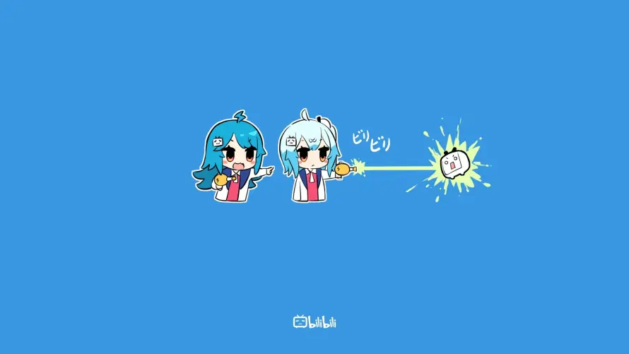 2kQ版壁纸-22娘和极简-bilibili「哲风壁纸」