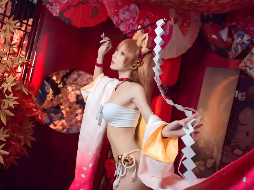8k古风壁纸-cos与美女-日式背景热门的壁纸「哲风壁纸」