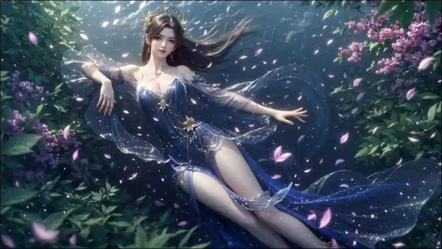2k曹颖壁纸-动漫插画与花瓣-动漫美女免费下载「哲风壁纸」